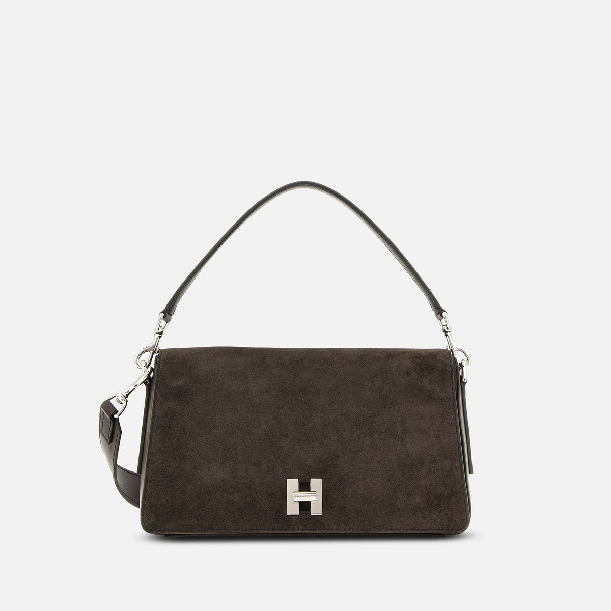 Hogan- Borsa Flap Hogan H-Turn<BR/>Marrone KBW01YI0200UG MS808 HOGAN