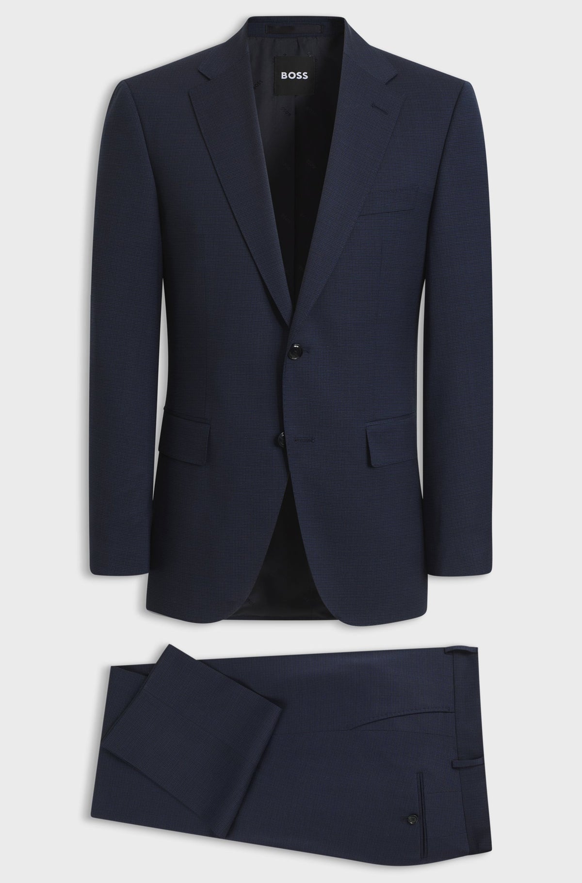 Abito due pezzi regular-fit in lana vergine elasticizzata<BR/> 50571958* 404 HUGO BOSS