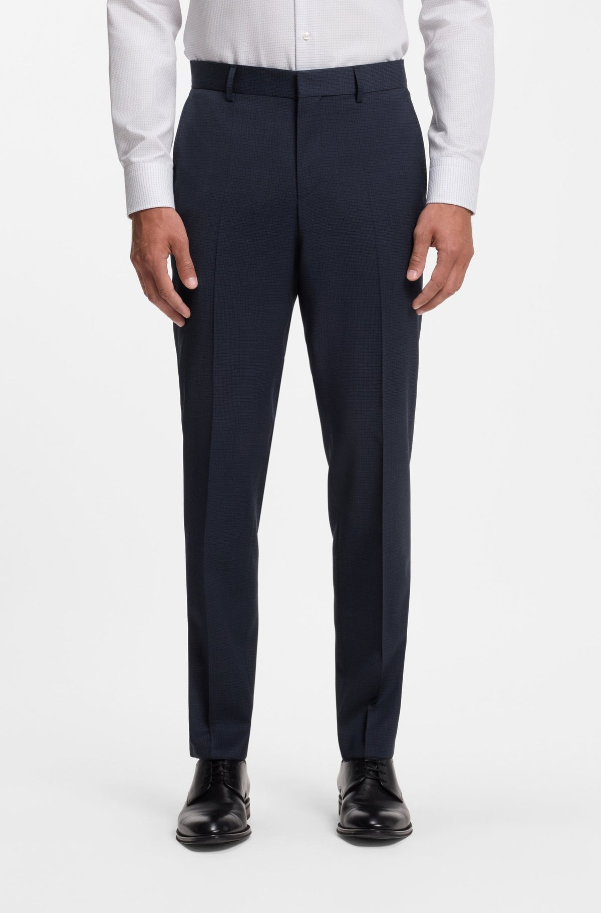 Abito due pezzi regular-fit in lana vergine elasticizzata<BR/> 50571958* 404 HUGO BOSS