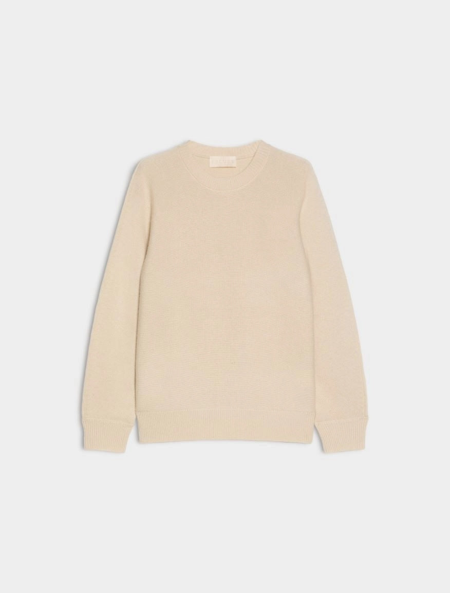 MAGLIA IN MISTO CASHMERE<BR/>Beige IBLCERA 002 IBLUES