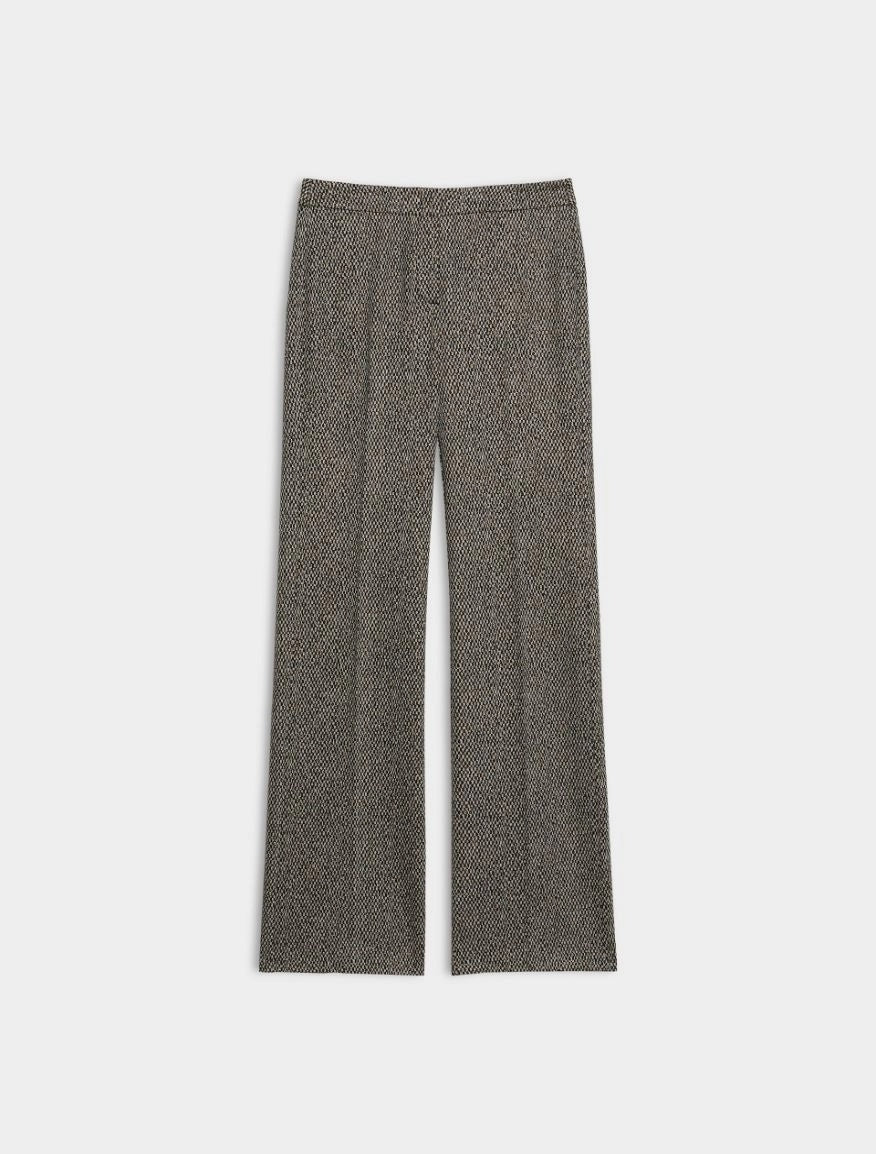PANTALONI JACQUARD<BR/>Nero IBLCOMUNE 004 IBLUES