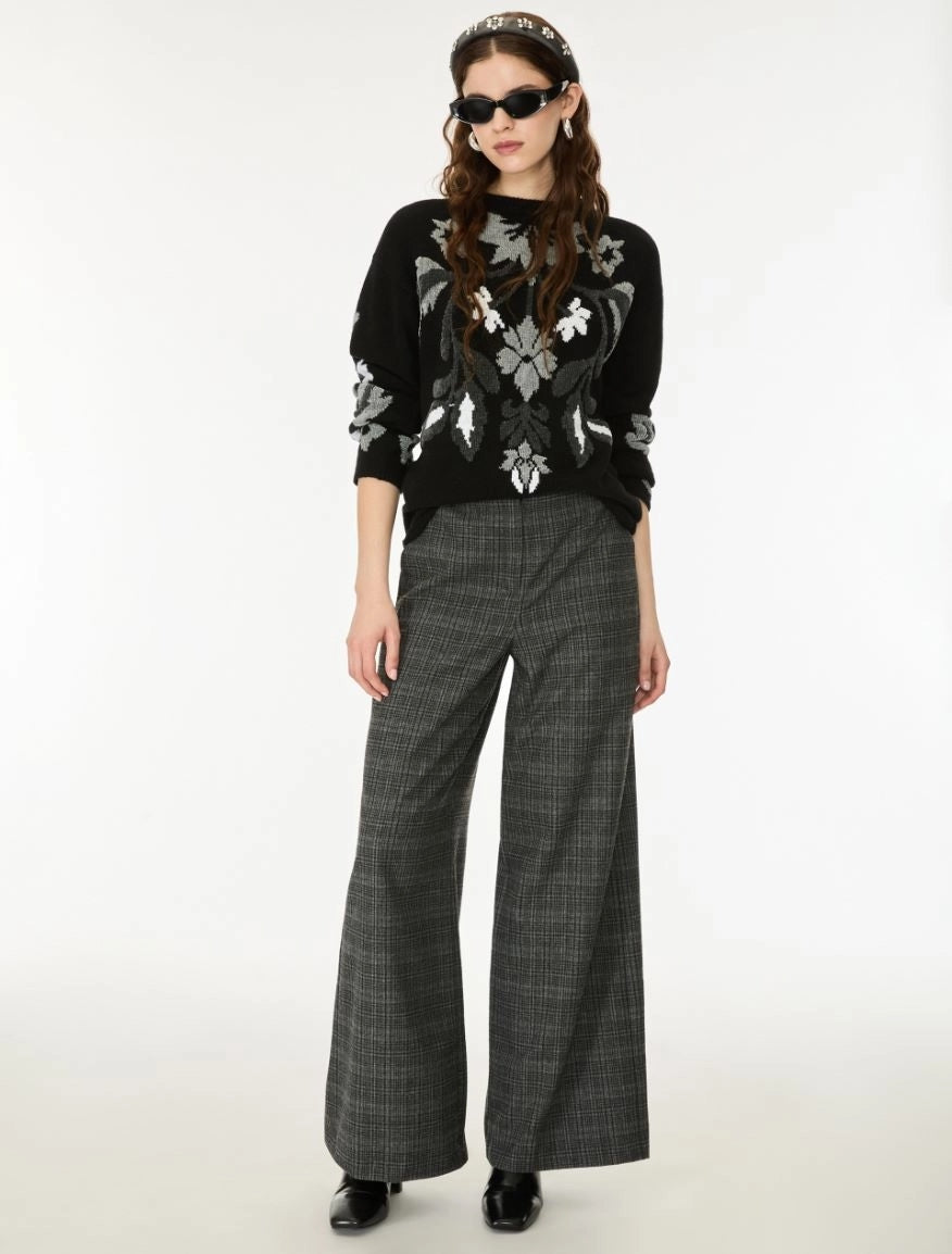 PANTALONI IN FLANELLA<BR/>Antracite IBLDECANO 003 IBLUES