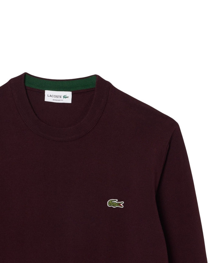Pullover Lacoste Uomo in Cotone Organico AH3225 3KE LACOSTE