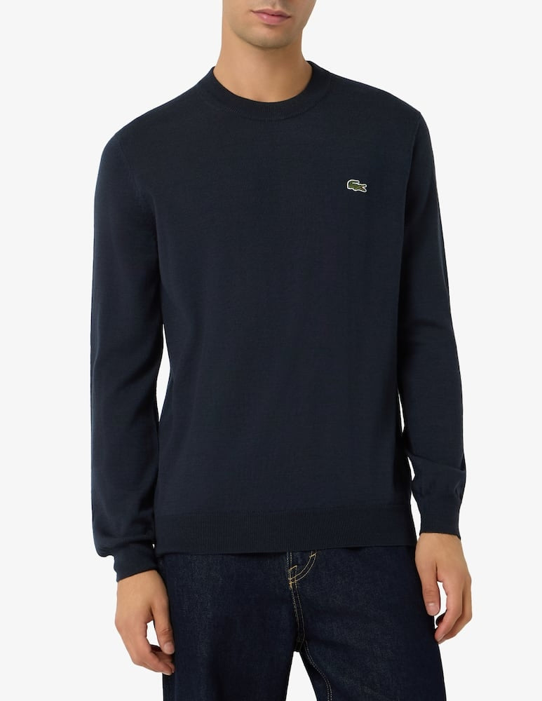 Pullover Lacoste Uomo in Cotone Organico<BR/> AH3225 EL6 LACOSTE