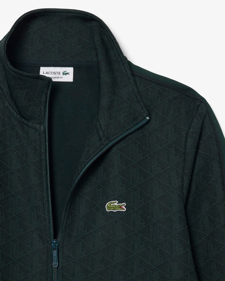 Giacca della tuta in jacquard con zip Paris<BR/><BR/> SH1368 SPU LACOSTE
