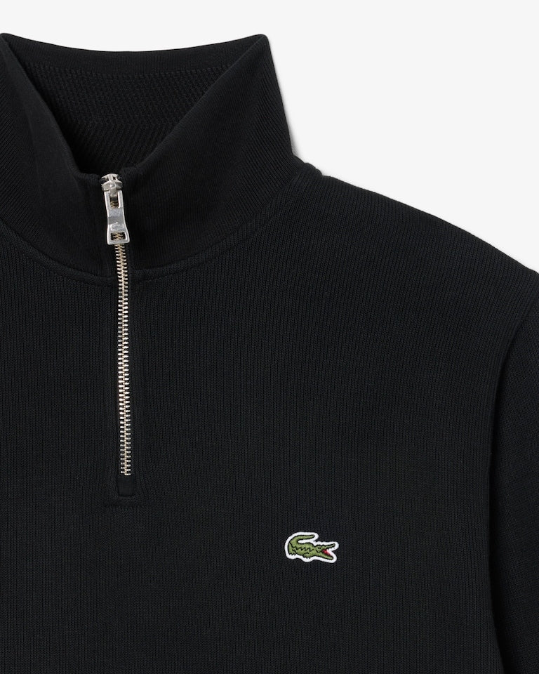 Felpa interlock a collo alto con zip<BR/><BR/> SH1927 031 LACOSTE