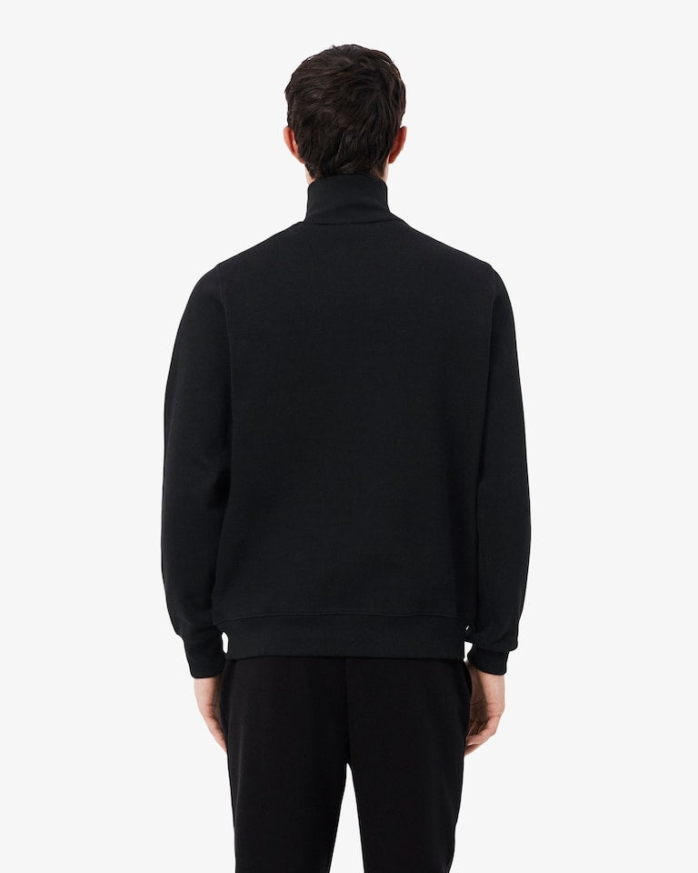 Felpa interlock a collo alto con zip<BR/><BR/> SH1927 031 LACOSTE