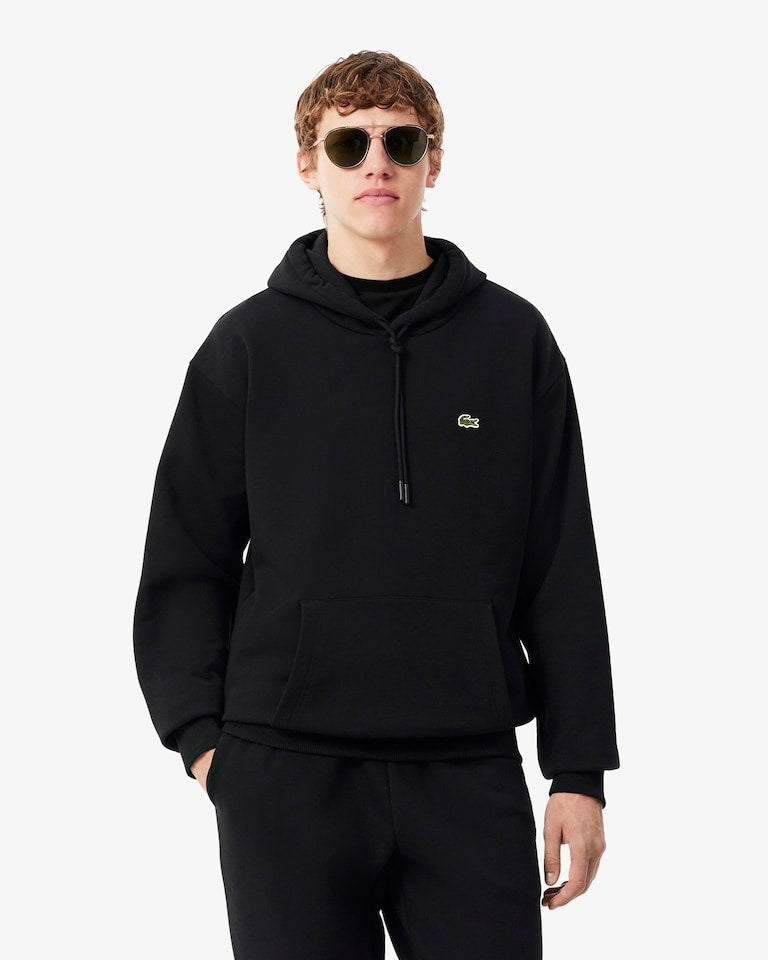 Felpa con cappuccio in tessuto felpato<BR/> SH8863 031 LACOSTE