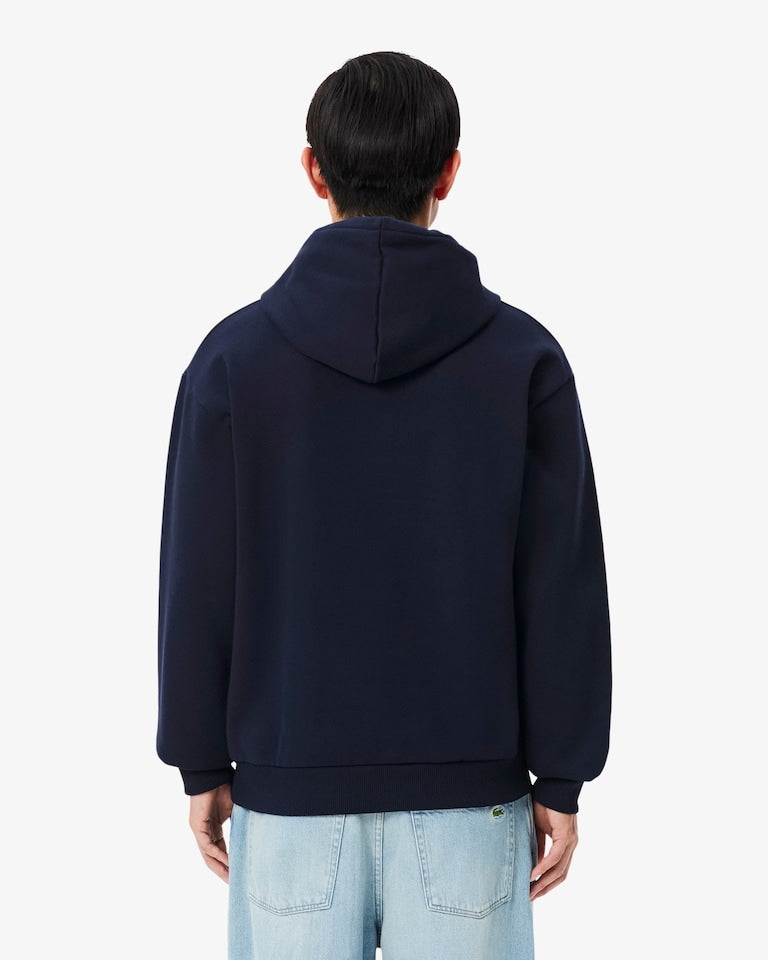 Felpa con cappuccio in tessuto felpato<BR/> SH8863 166 LACOSTE