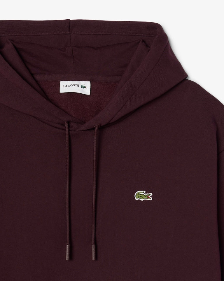 Felpa con cappuccio in tessuto felpato<BR/> SH8863 3KE LACOSTE