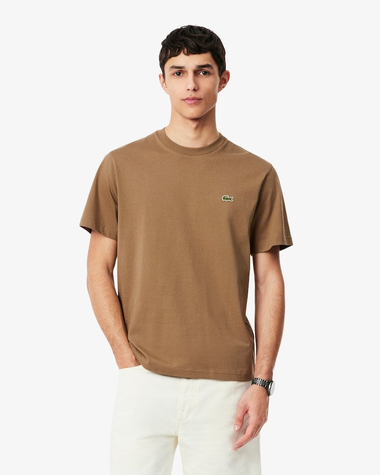 T-shirt in cotone<BR/><BR/> TH7318 SIX LACOSTE