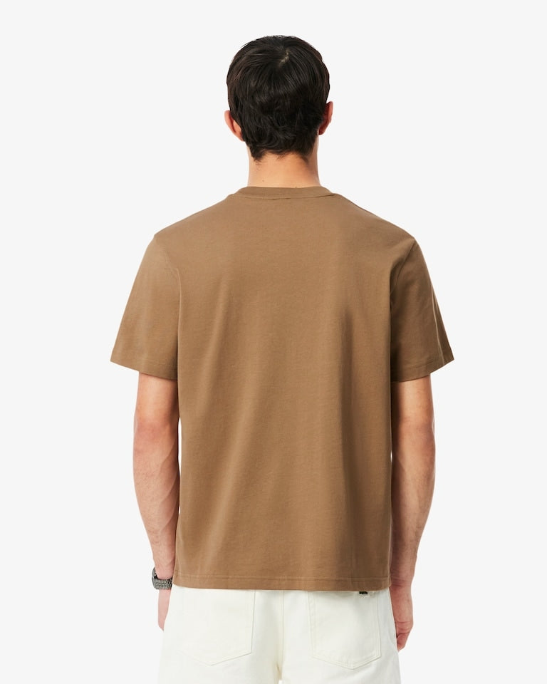 T-shirt in cotone<BR/><BR/> TH7318 SIX LACOSTE
