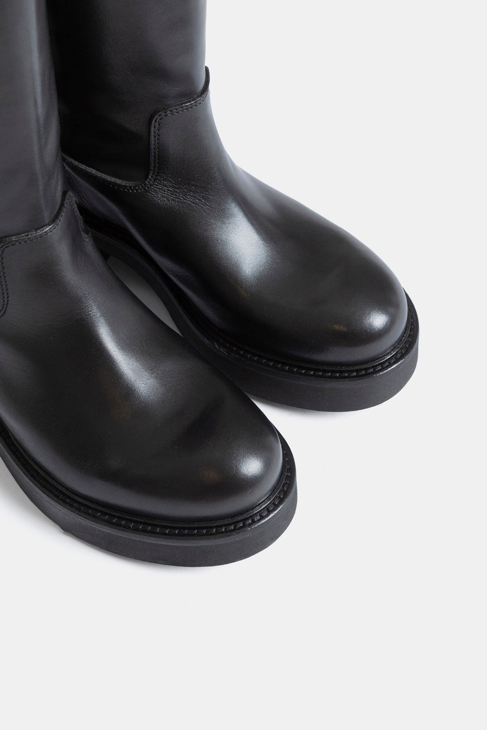 Stivali biker in vitello NU2552 - nero<BR/> NU 2552 NERO METISSE