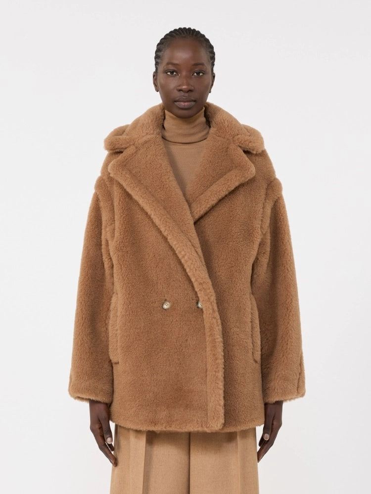 Teddy Bear Icon Coat corto - Cammello DRAMMA 001 MAX MARA