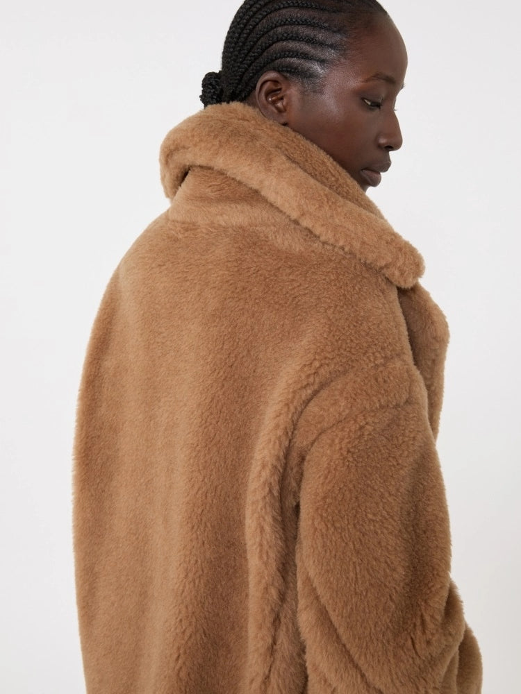 Teddy Bear Icon Coat corto - Cammello DRAMMA 001 MAX MARA
