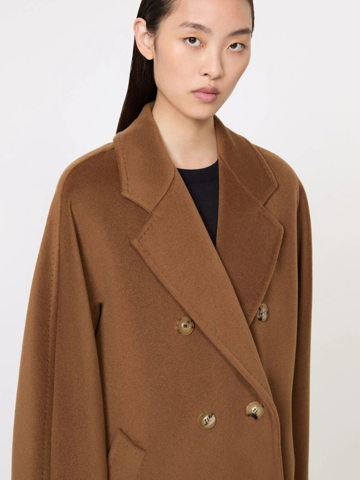 MAX MARA<BR/>101801 Icon Coat - Cuoio MADAME 010 MAX MARA