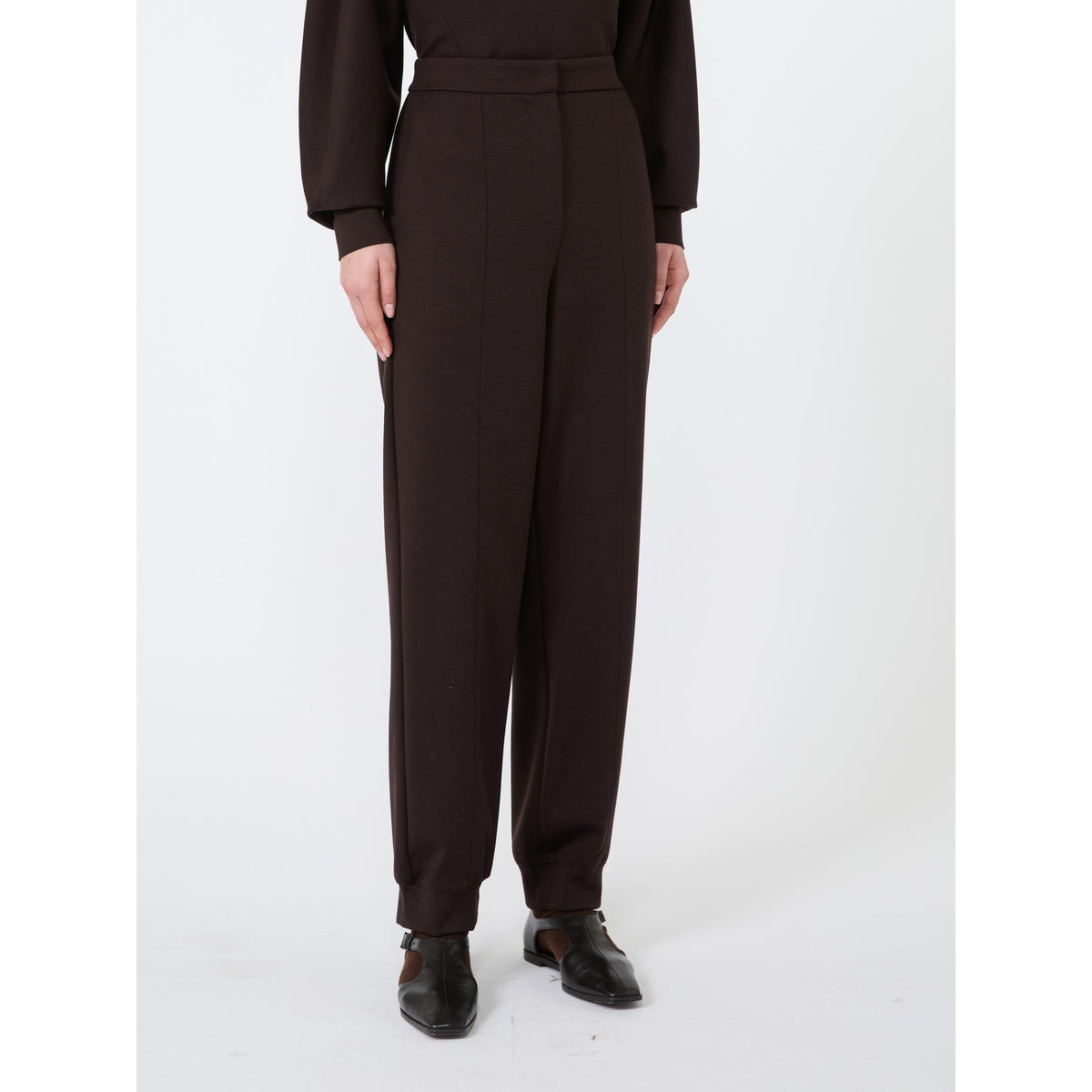 Pantalone jogging in jersey di mista lana MXMBOSSO 001 MAX MARA