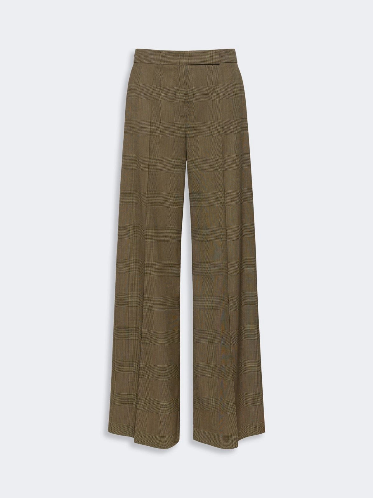 MAX MARA<BR/>Pantalone in lana Principe di Galles - Verde kaki MXMNETTO 002 MAX MARA