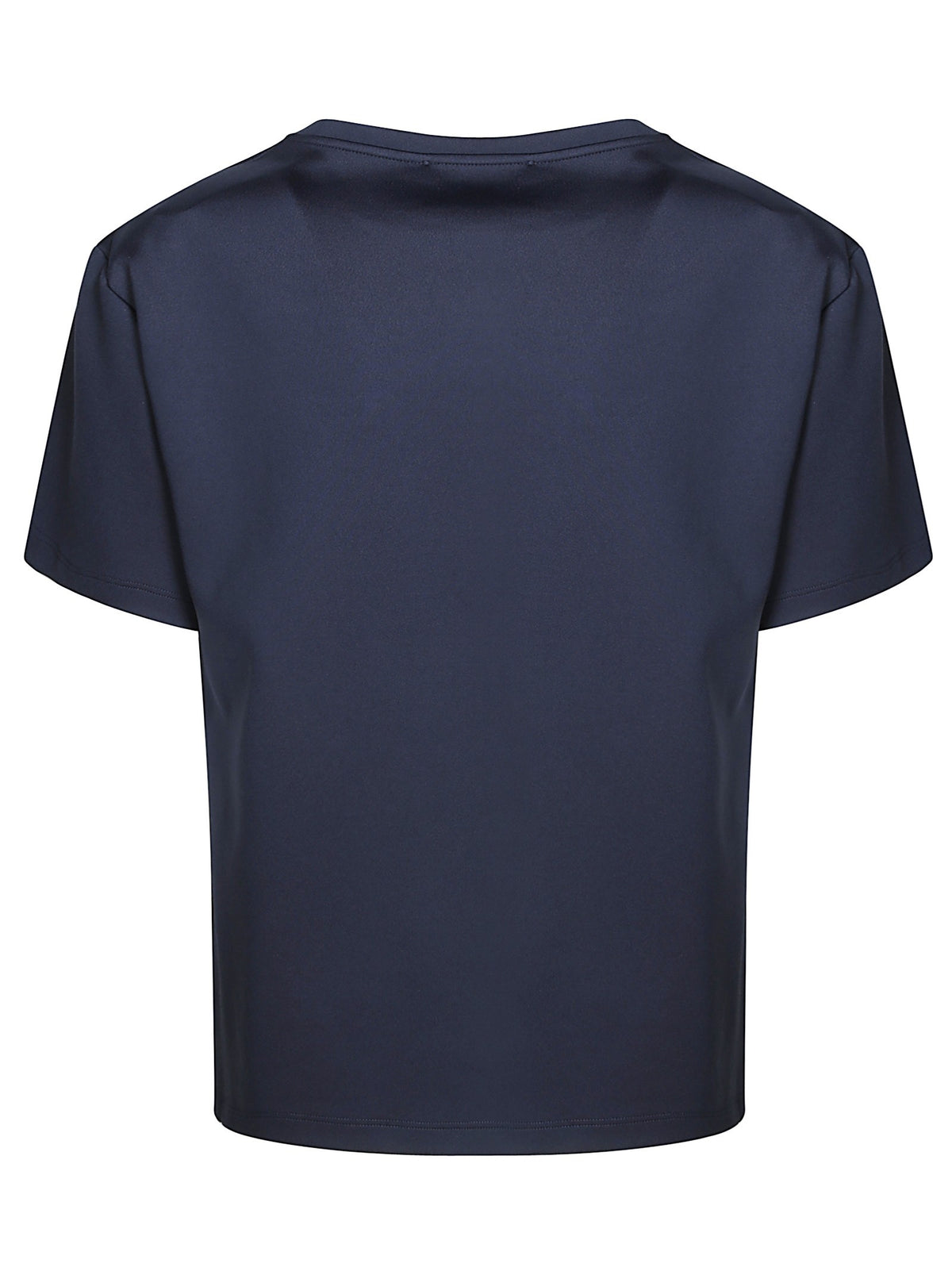 MAX MARA<BR/>T-shirt boxy in jersey di cotone - Blu MXMQUAGGA 003 MAX MARA
