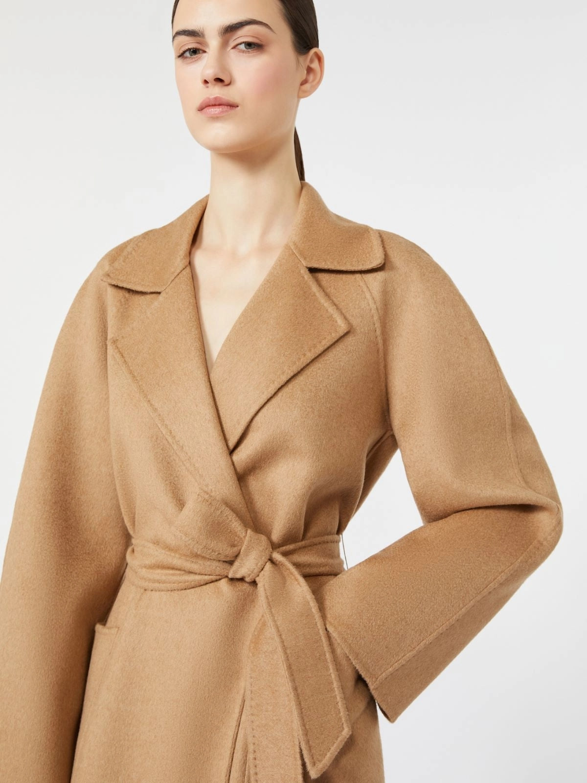 MAX MARA<BR/>Ready Icon Coat in cammello - Cammello MXMREADY 001 MAX MARA