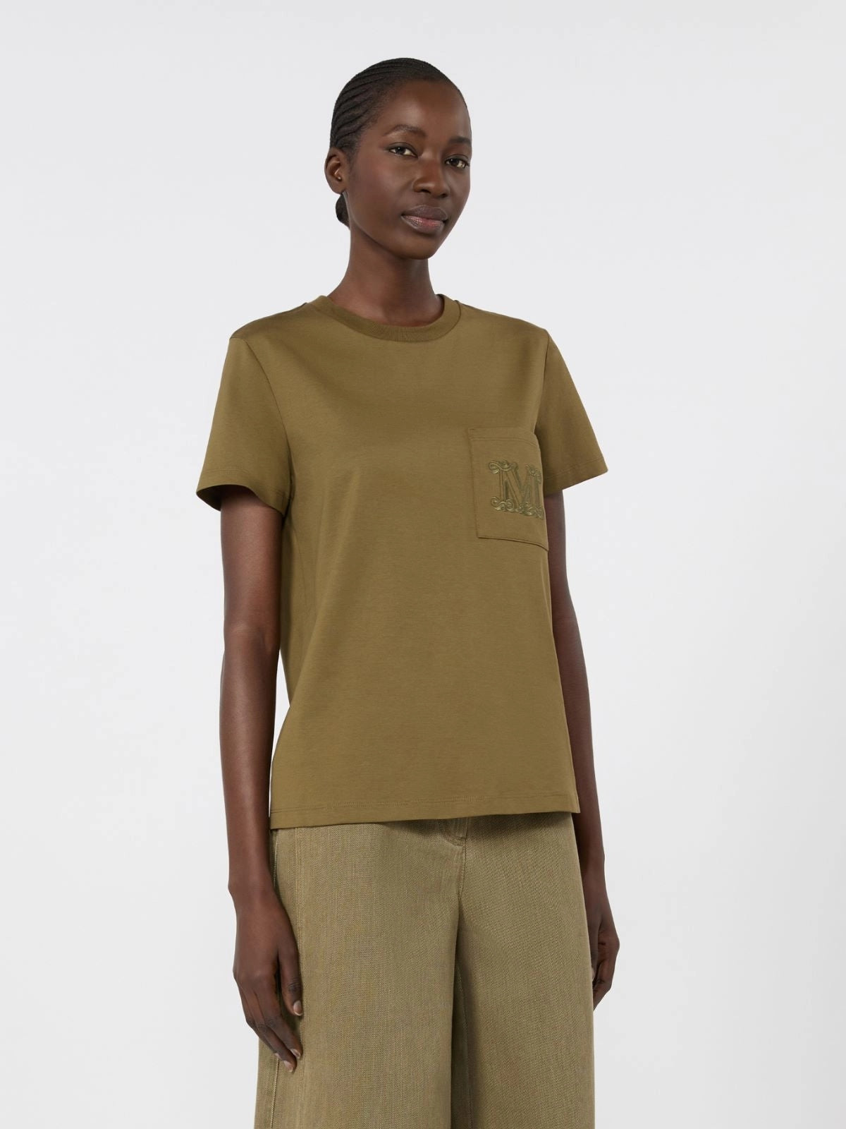 T-shirt in jersey di cotone PAPAIA 006 MAX MARA