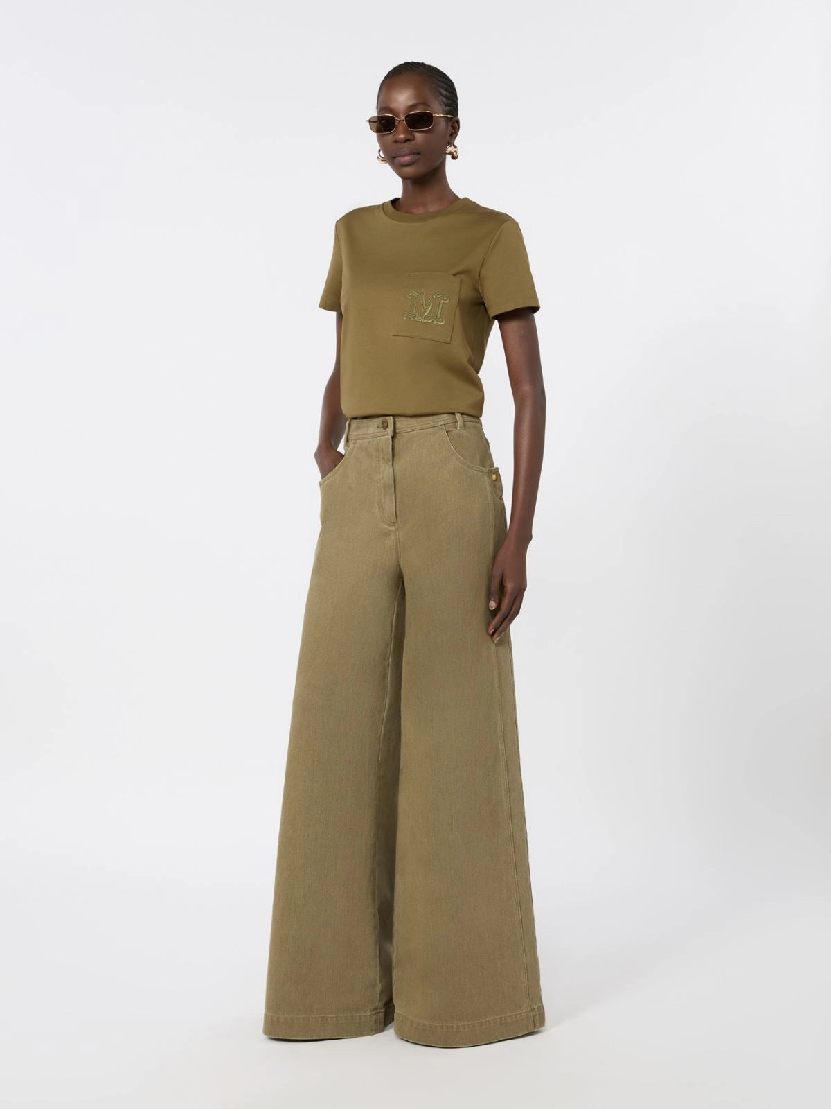 T-shirt in jersey di cotone PAPAIA 006 MAX MARA