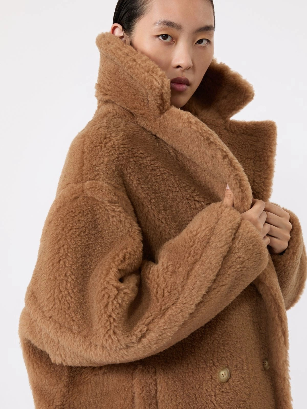 MAX MARA<BR/>Teddy Bear Icon Coat - Cammello TEDDY 001 MAX MARA