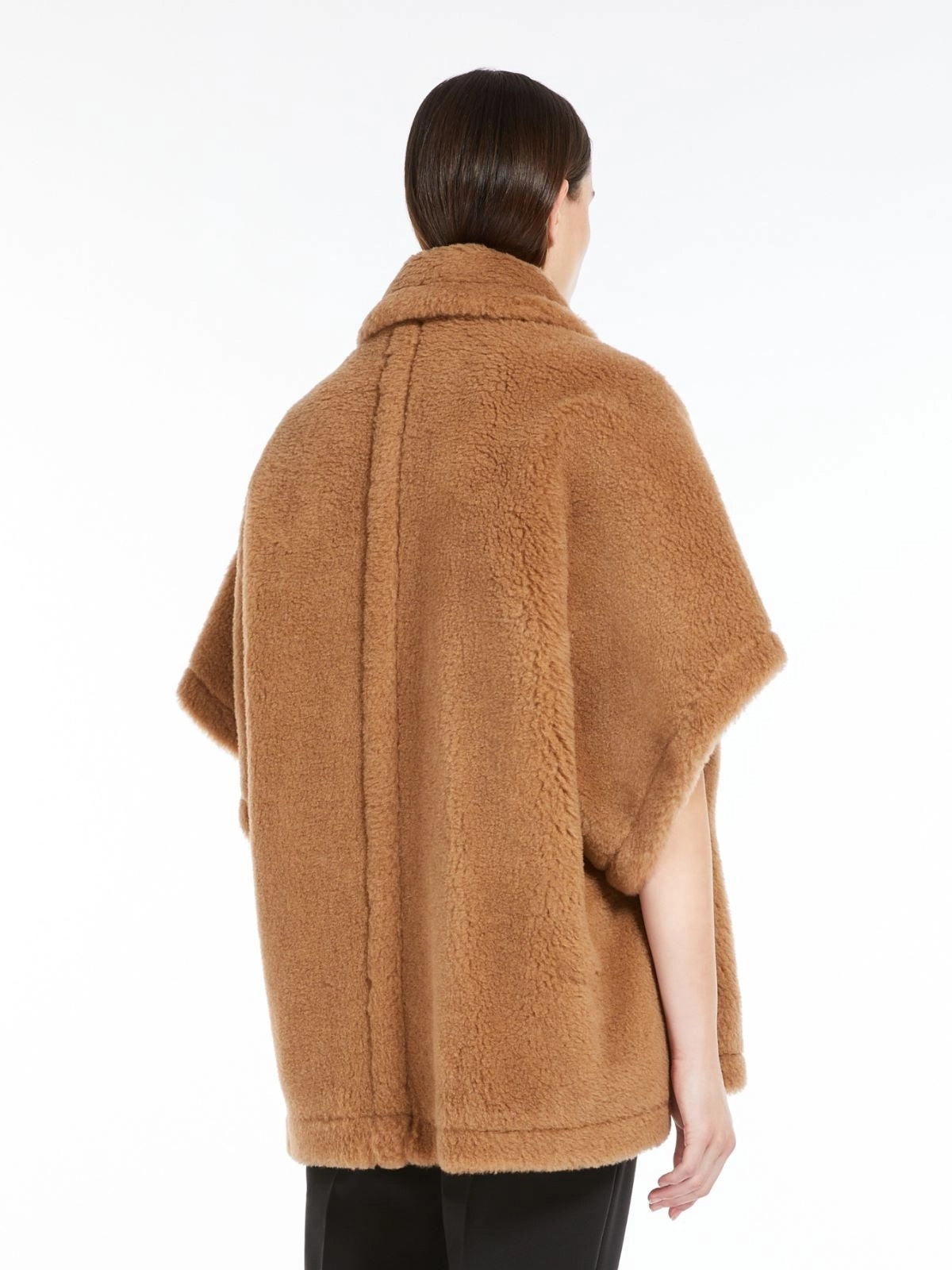 MAXMARA ACCESSORI<BR/>Mantella in tessuto Teddy - Cammello TEBE 001 MAX MARA ACCESSORI