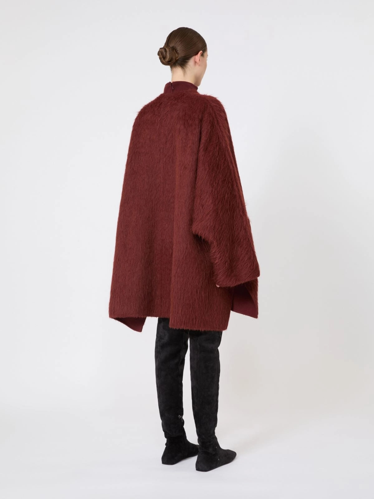 Cappotto corto in alpaca e lana MXSGERANIO 010 MAX MARA SFILATA