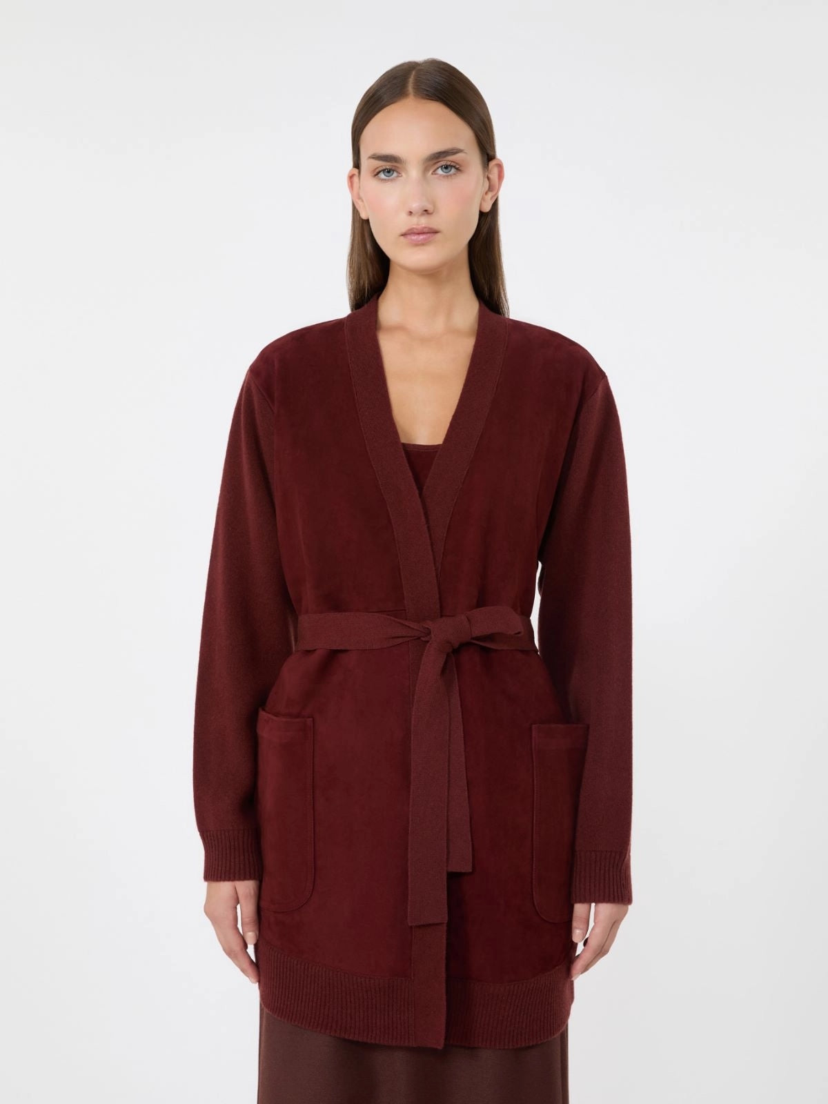 Cardigan in lana e cachemire MXSOLIVETO 006 MAX MARA SFILATA