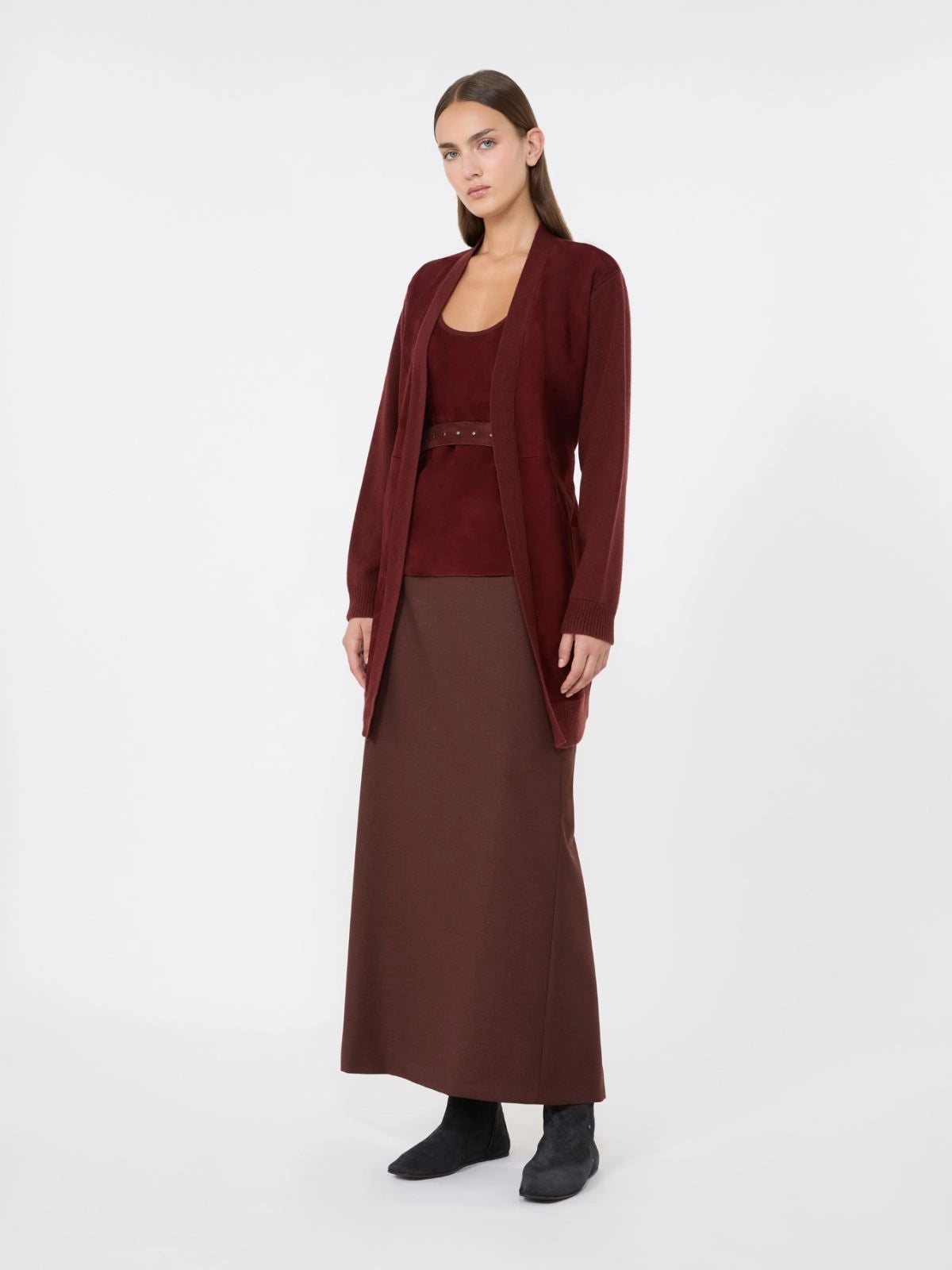 Cardigan in lana e cachemire MXSOLIVETO 006 MAX MARA SFILATA
