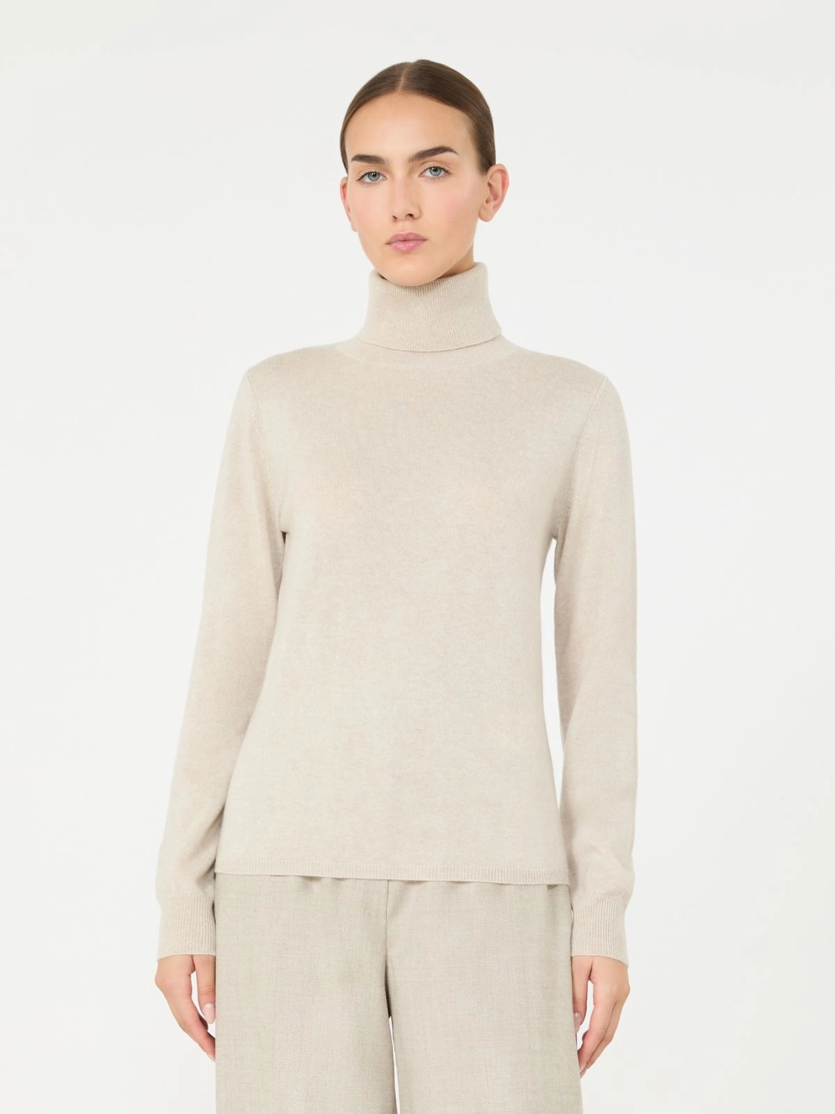 Dolcevita in lana e cachemire - Beige MSTEDUCATA 002 MAX MARA STUDIO
