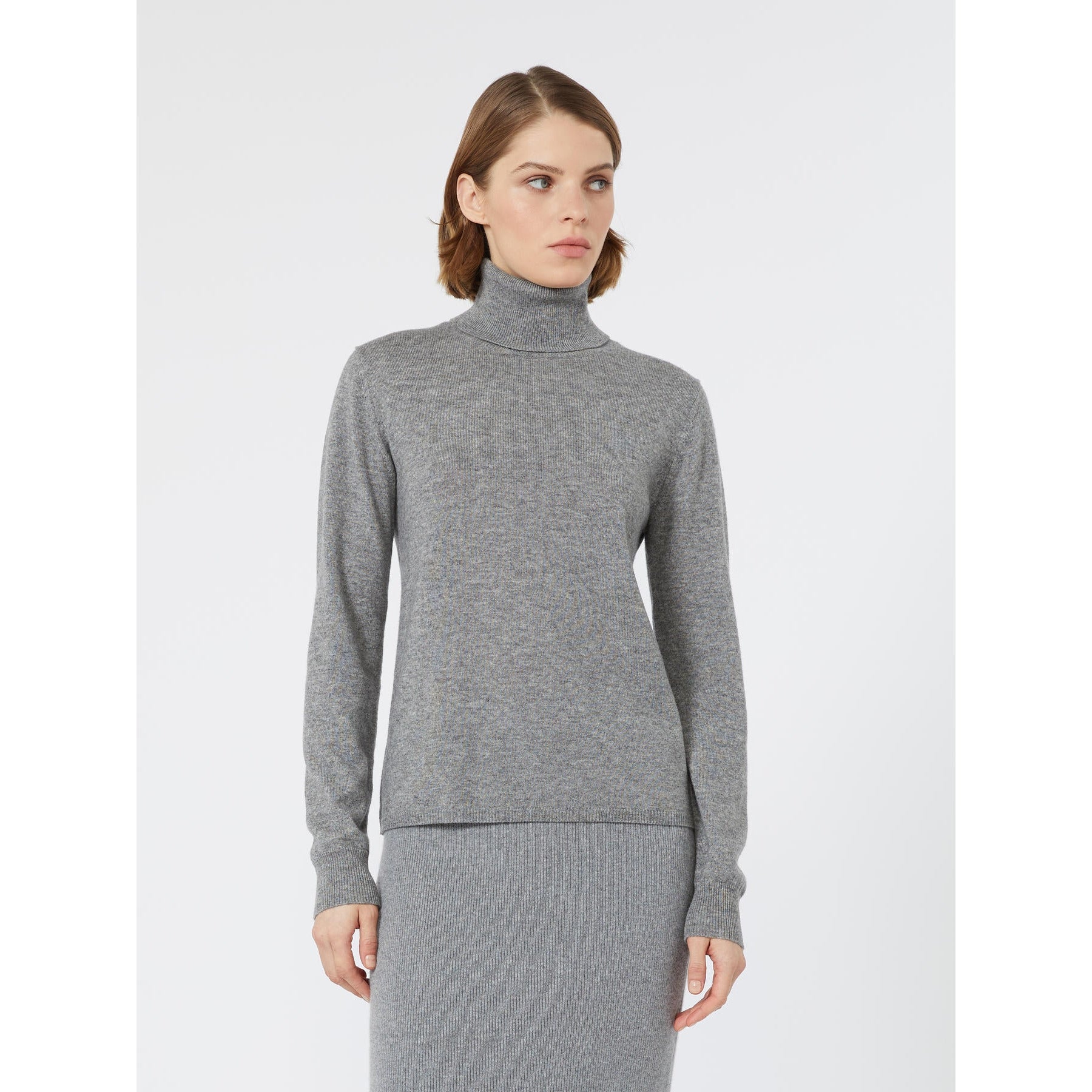 STUDIO<BR/>Dolcevita in lana e cachemire - Grigio MSTEDUCATA 009 MAX MARA STUDIO