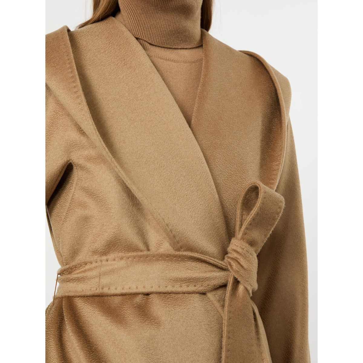 Cappotto in pura lana zibellinato MSTELEGIA 014 MAX MARA STUDIO