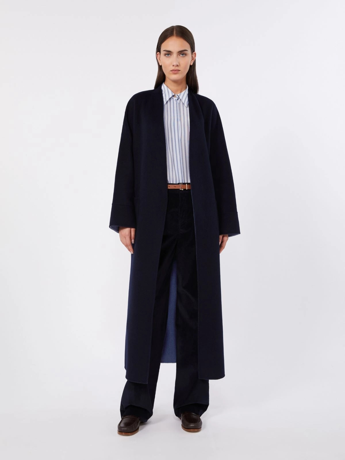 STUDIO<BR/>Camicia in seta stampata - Azzurro MSTFLIRT 003 MAX MARA STUDIO