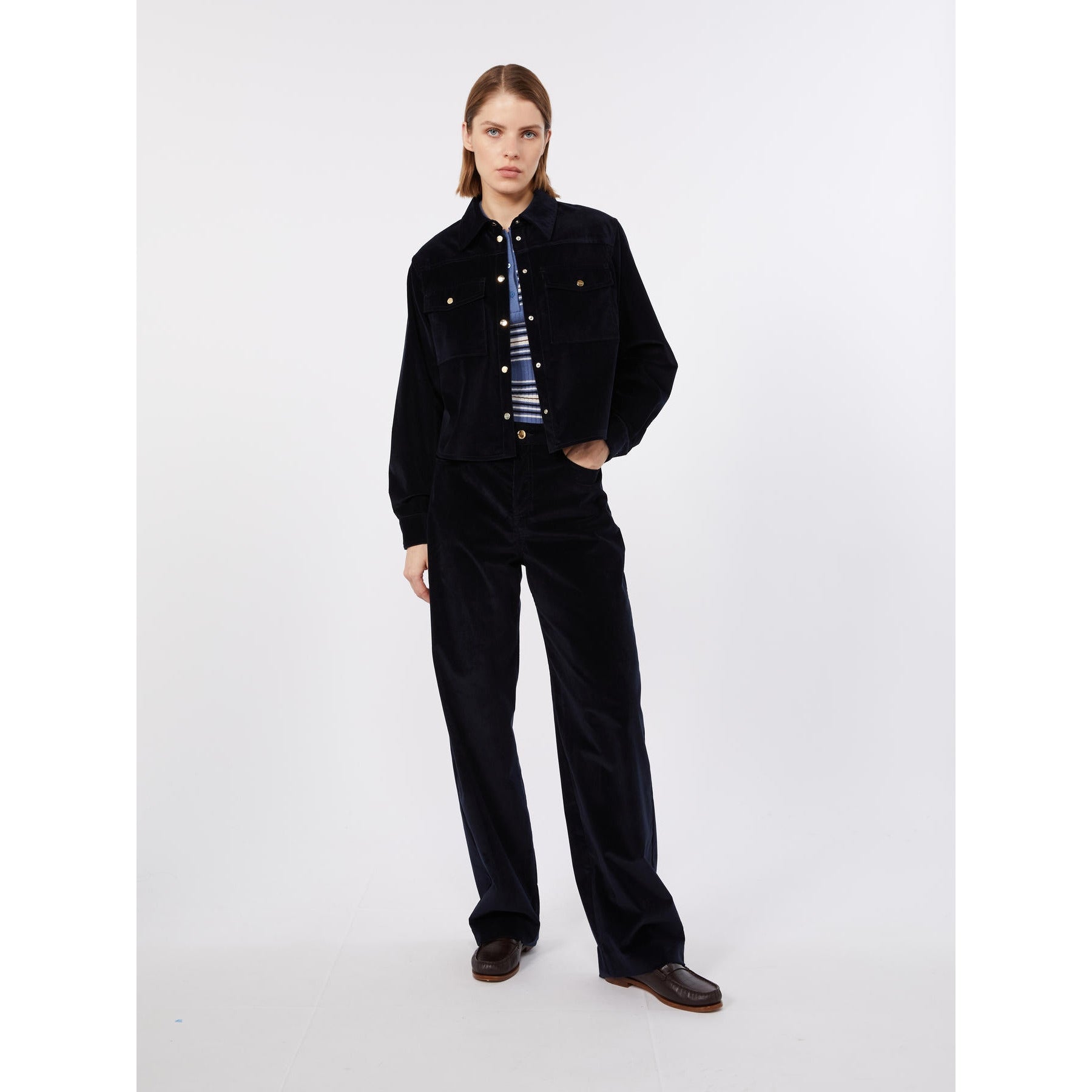 STUDIO<BR/>Giacca ispirazione denim - Beige MSTRIVOLO 004 MAX MARA STUDIO