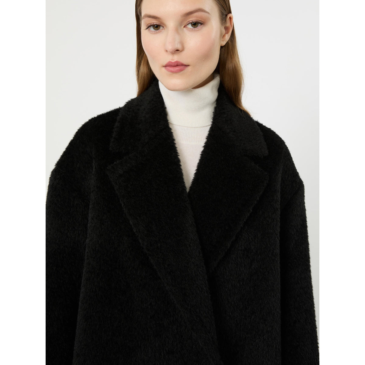 Cappotto lungo doppiopetto in misto lana MSTURBANO 013 MAX MARA STUDIO