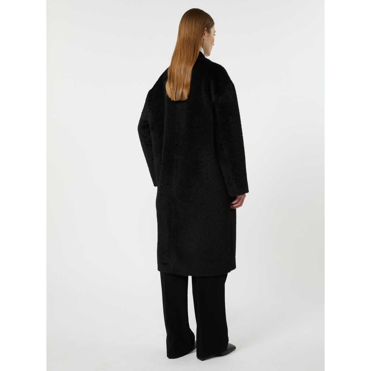Cappotto lungo doppiopetto in misto lana MSTURBANO 013 MAX MARA STUDIO