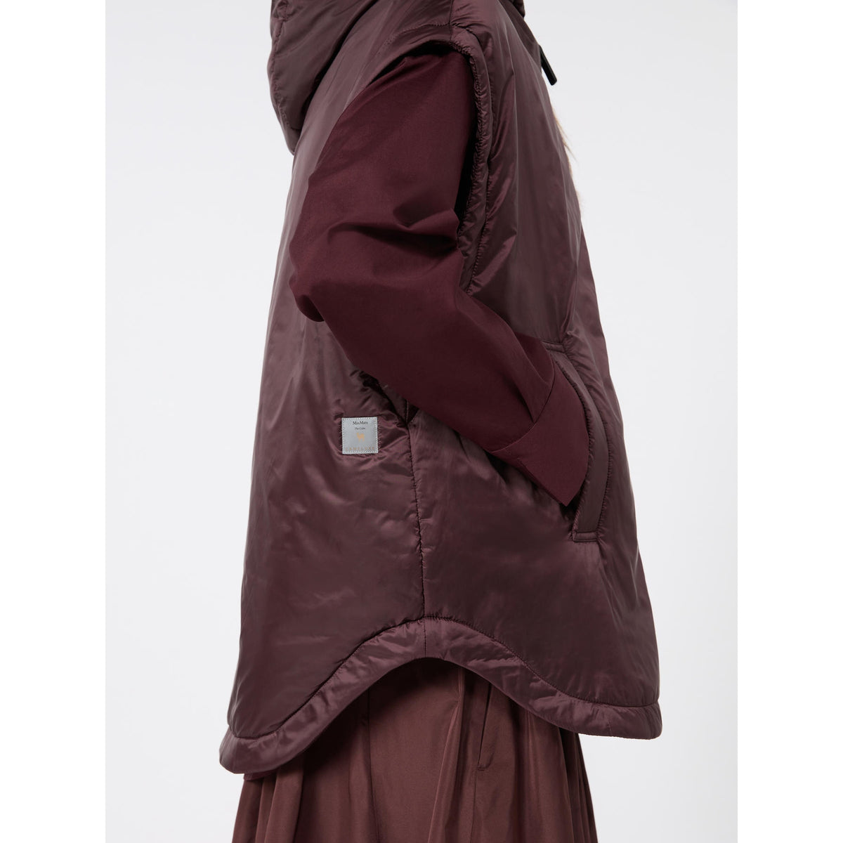 Gilet imbottito con cappuccio MTCAMBRA 046 MAX MARA THE CUBE