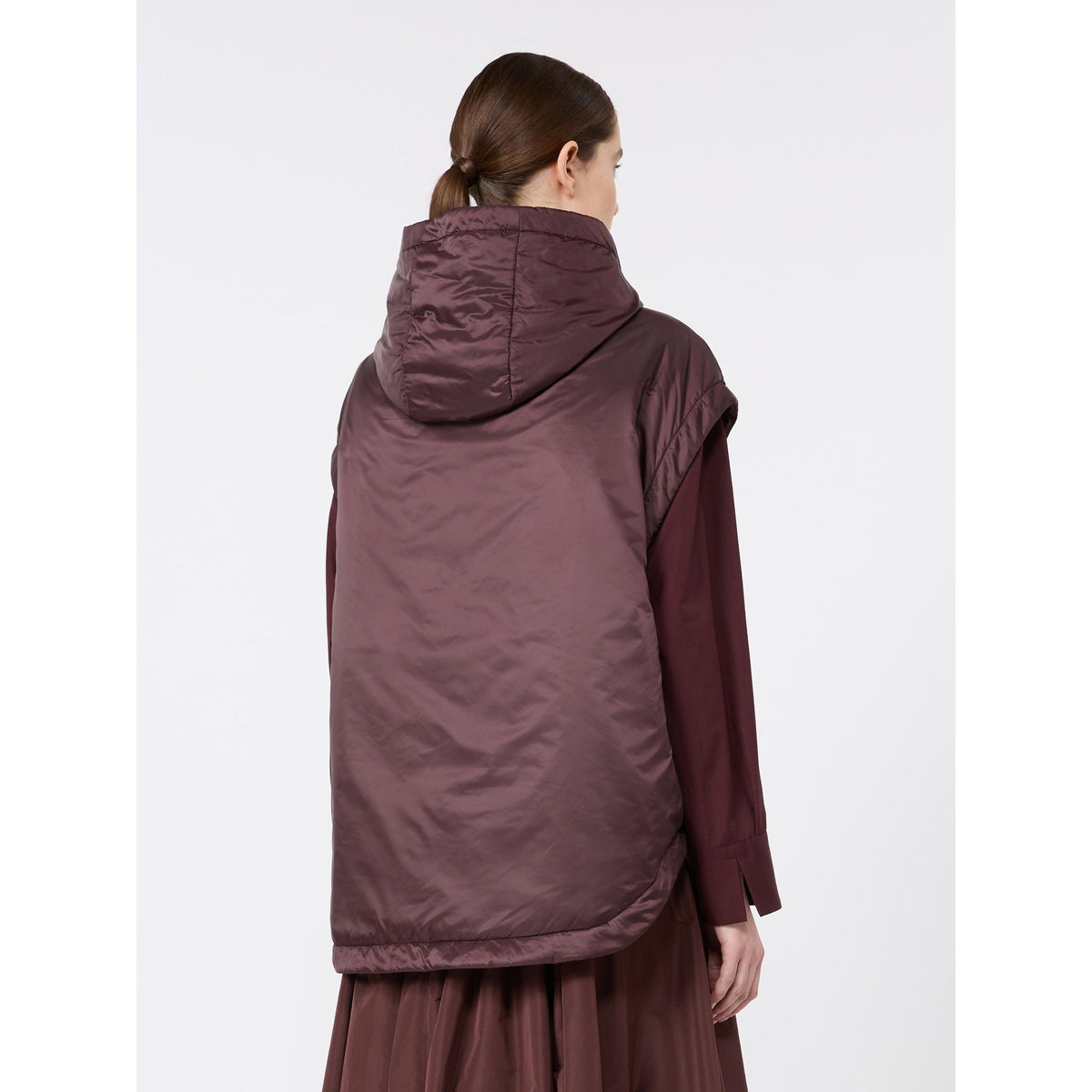 Gilet imbottito con cappuccio MTCAMBRA 046 MAX MARA THE CUBE
