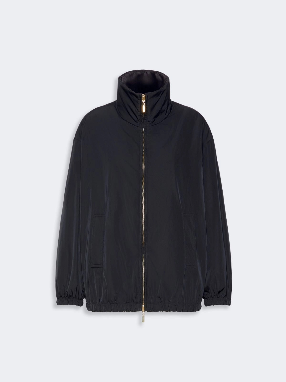 MAX MARA THE CUBE<BR/>Bomber imbottito reversibile in radzmir e tela antigoccia - Nero MTCCLAUDIA 004 MAX MARA THE CUBE