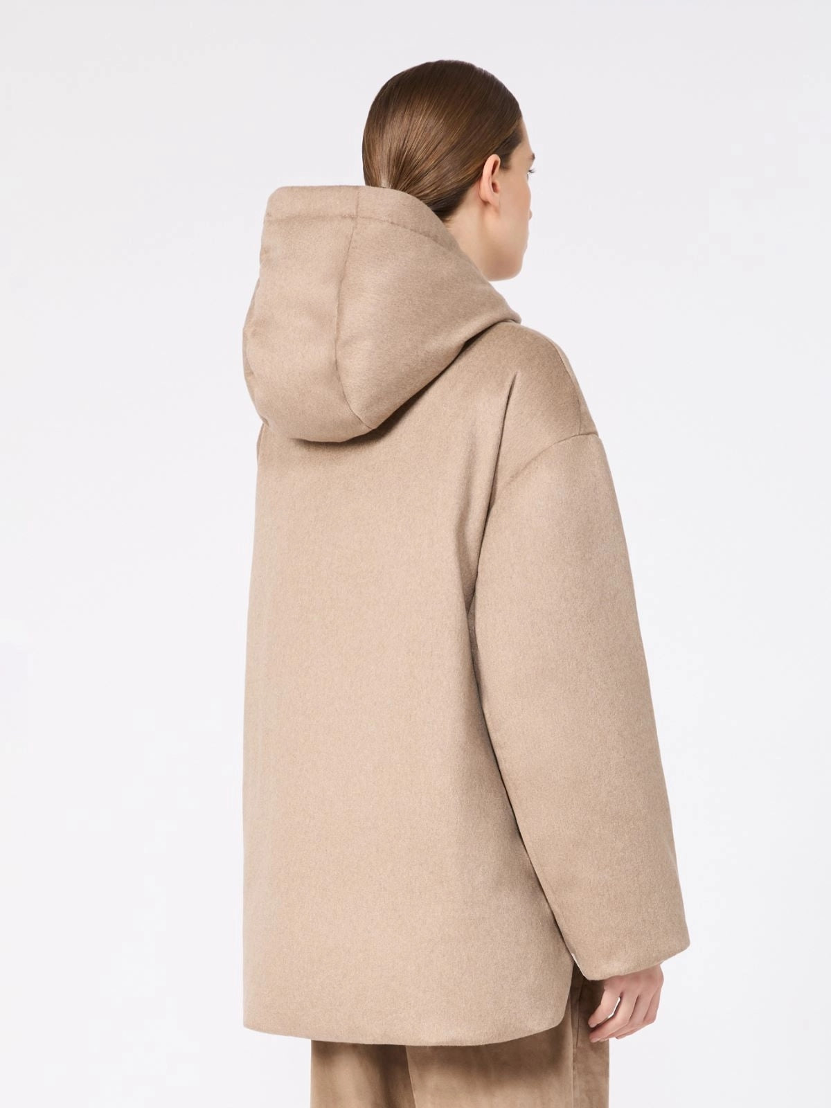 MAX MARA THE CUBE<BR/>Imbottito reversibile in cachemire - Argilla MTCCLOWN 006 MAX MARA THE CUBE