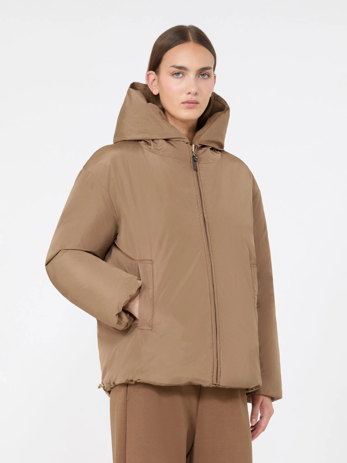 Piumino reversibile in cammello MTCDAMA 042 MAX MARA THE CUBE