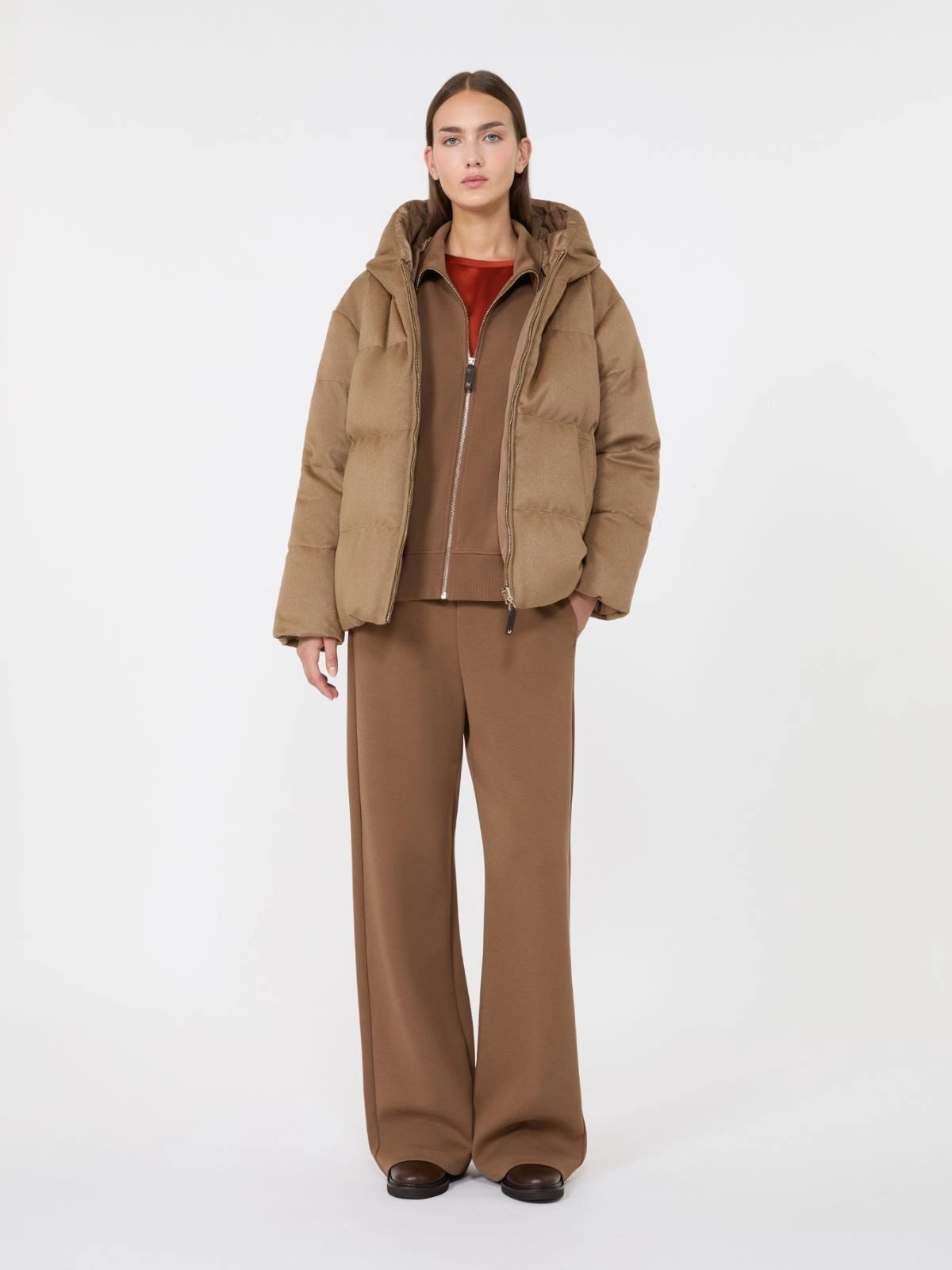 Piumino reversibile in cammello MTCDAMA 042 MAX MARA THE CUBE