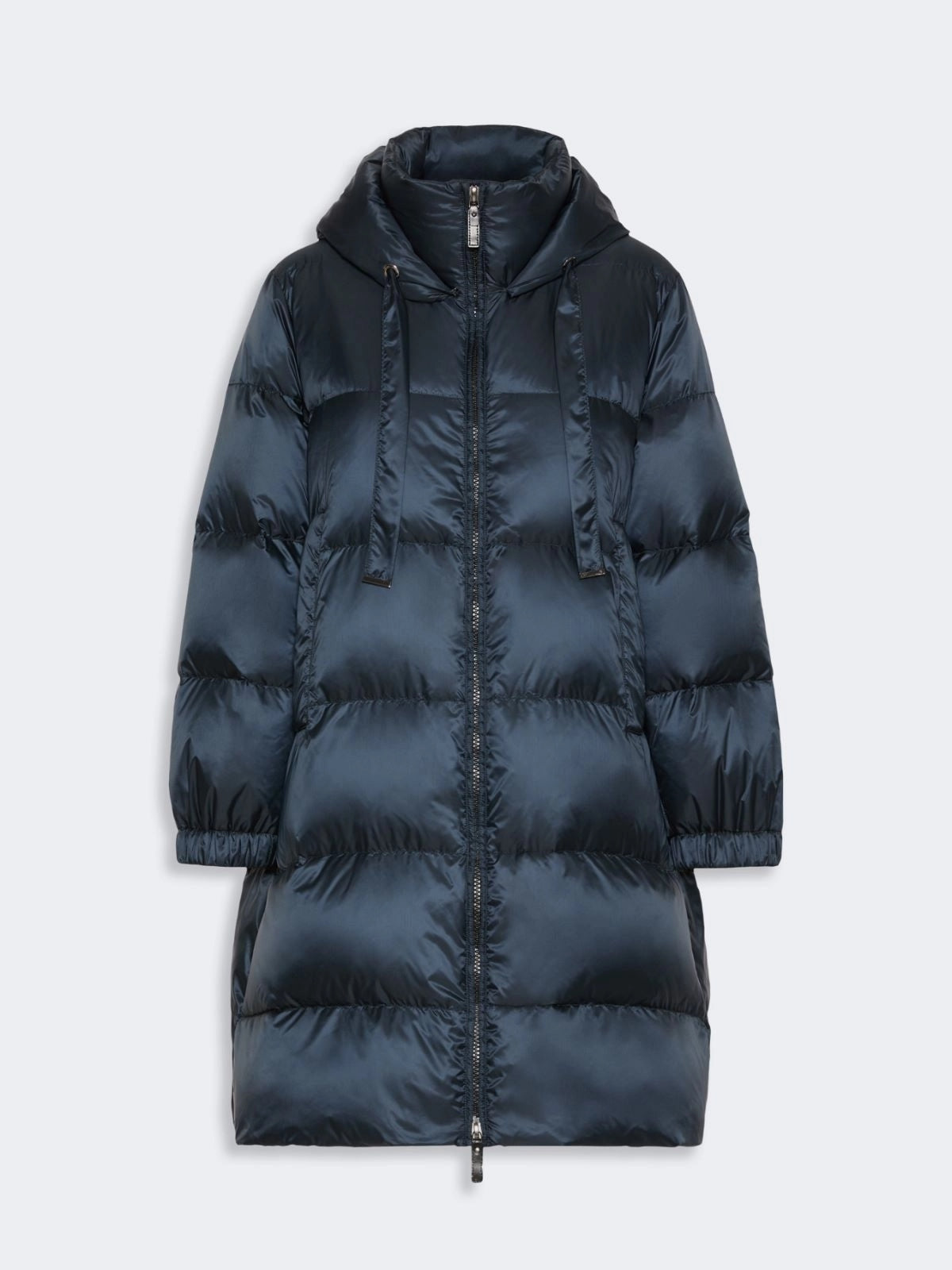 MAX MARA THE CUBE<BR/>Imbottito midi ampio in tela trapuntata antigoccia - Blu notte MTCMARTE 008 MAX MARA THE CUBE