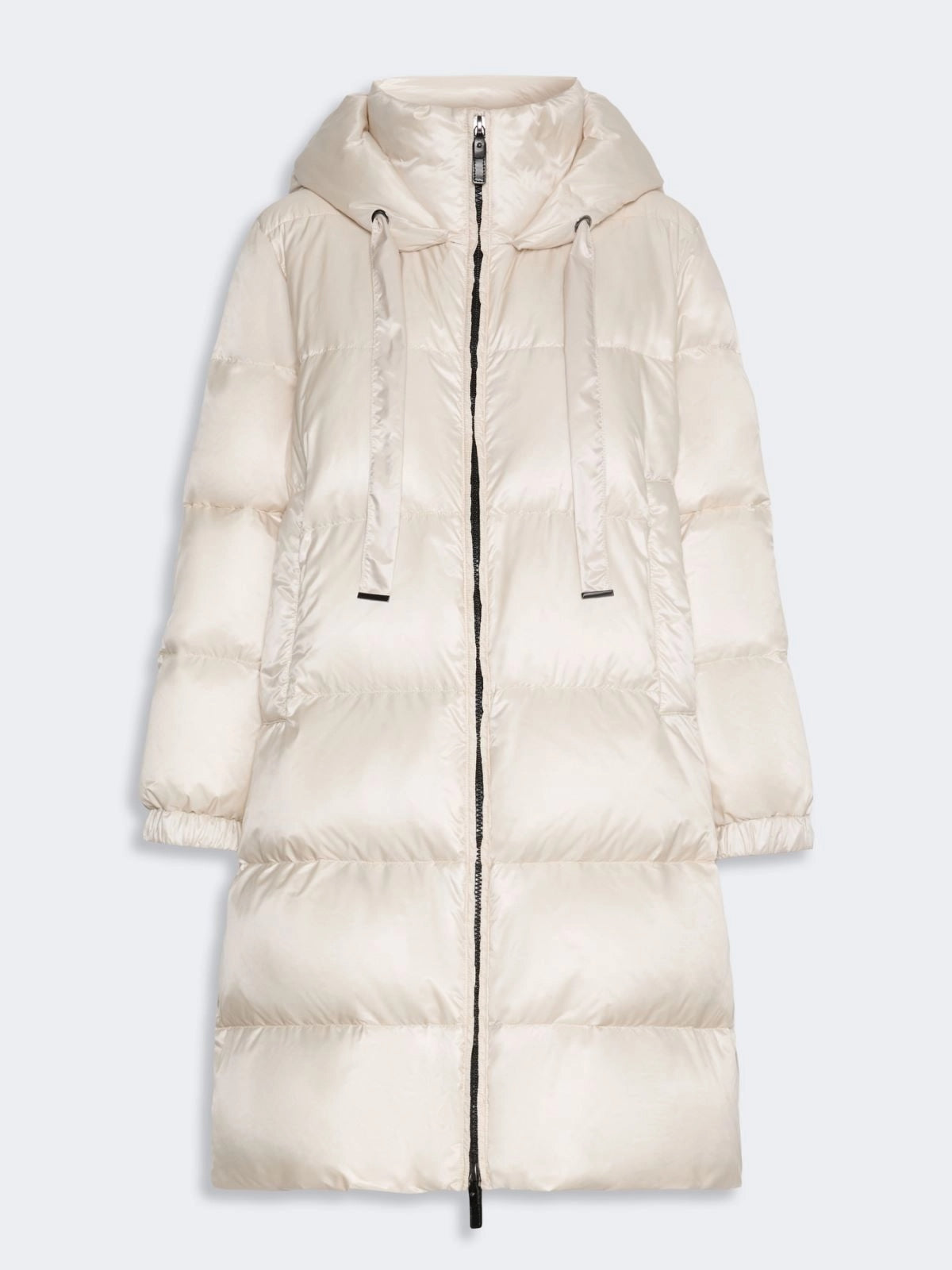 MAX MARA THE CUBE<BR/>Imbottito midi ampio in tela trapuntata antigoccia - Vaniglia MTCMARTE 033 MAX MARA THE CUBE