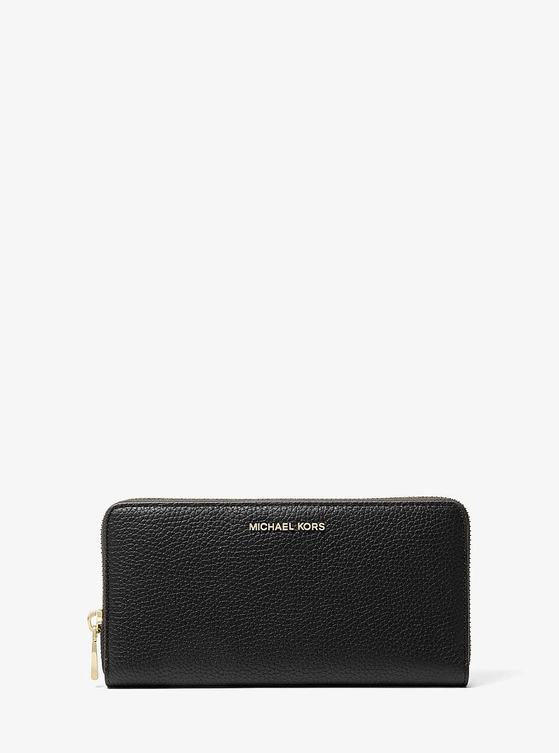 Portafoglio Jet Set grande in pelle martellata<BR/> 32F5GJ6T7T 001 MICHAEL KORS