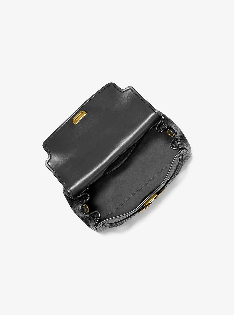 Borsa a Tracolla morbida Hamilton Moderne in pelle testurizzata extra-small<BR/> 32F6ANXC0E 001 MICHAEL KORS