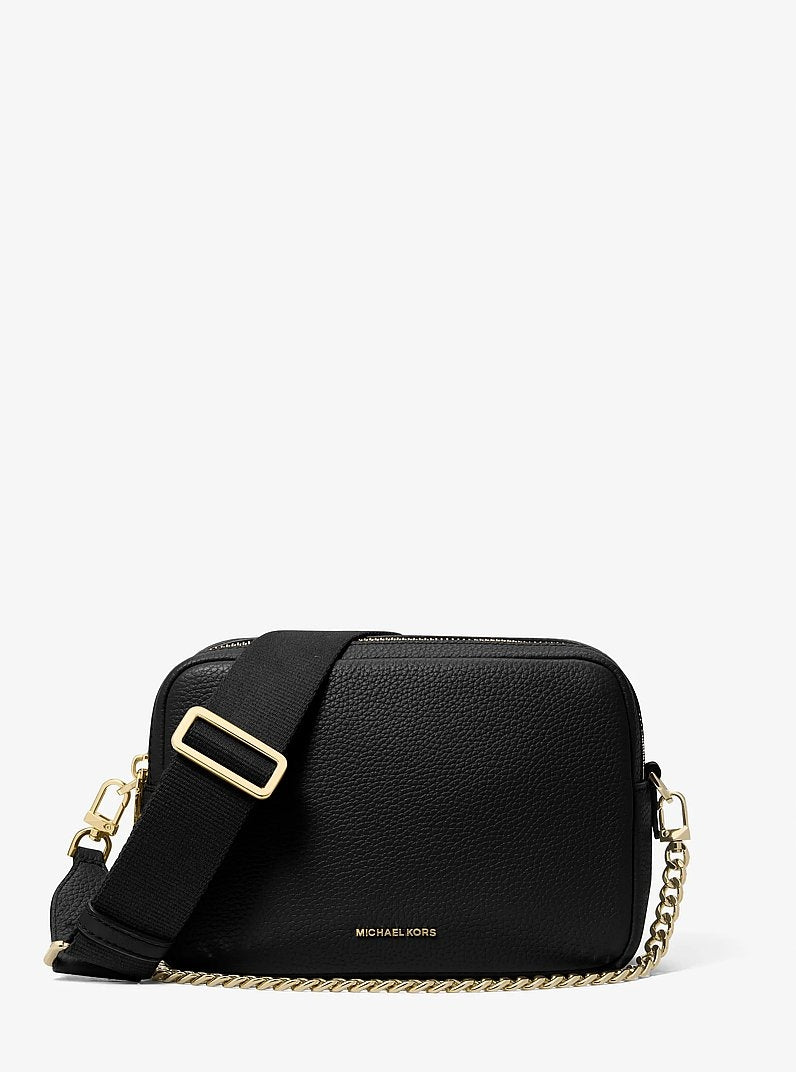 Camera bag a tracolla Bryant media in pelle martellata<BR/> 32S5GYTC5L 001 MICHAEL KORS