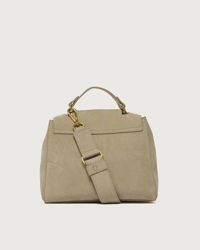 Borsa Sveva Nabucco Small a mano in pelle nabuk con tracolla B01999NBU ACACIA ORCIANI
